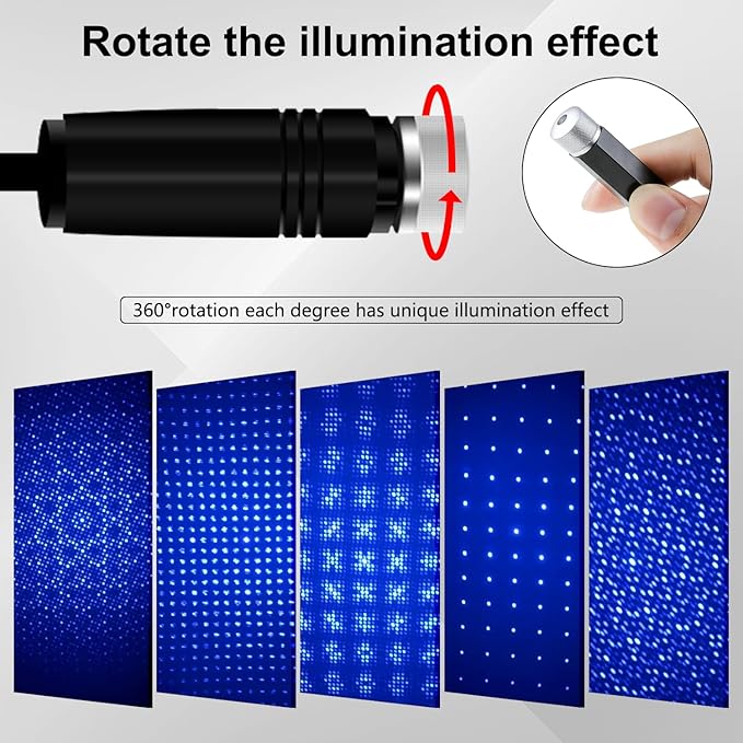 USB Star Night Light Projector