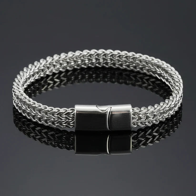 Stainless steel Foxtail Chain Bracelet for Men