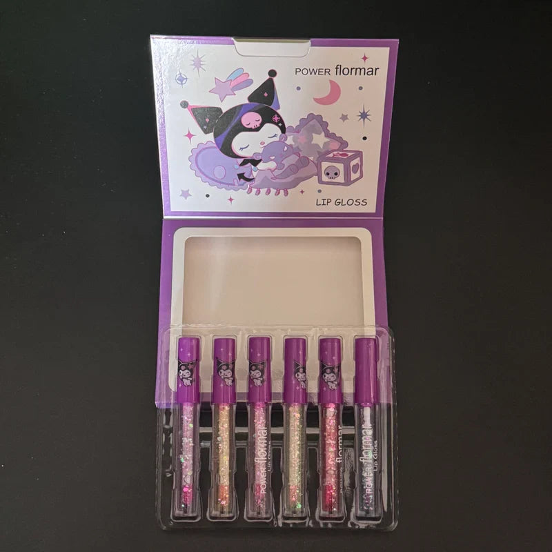 Power Flormar Kuromi Lip Gloss Set – Glittery & Hydrating Shine