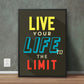 Life at Full Volume | Motivational Wall Frame