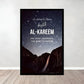 Set of 3 Al Asma Ul Husna (Framed)