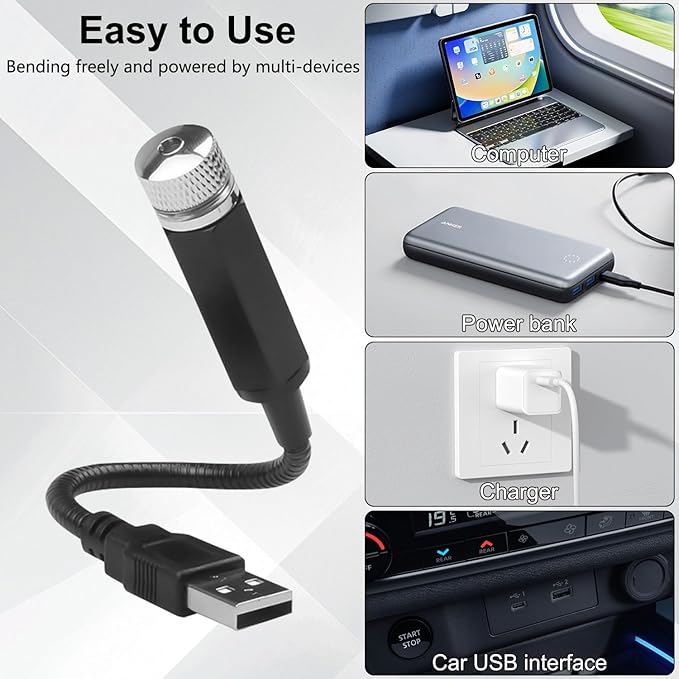 USB Star Night Light Projector