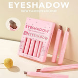 6 Colors Eyeshadow Stick Set Two Tone Cream Eye Shadow Stick