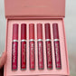 Mocallure Matte Liquid Lipgloss 6Pcs Pack