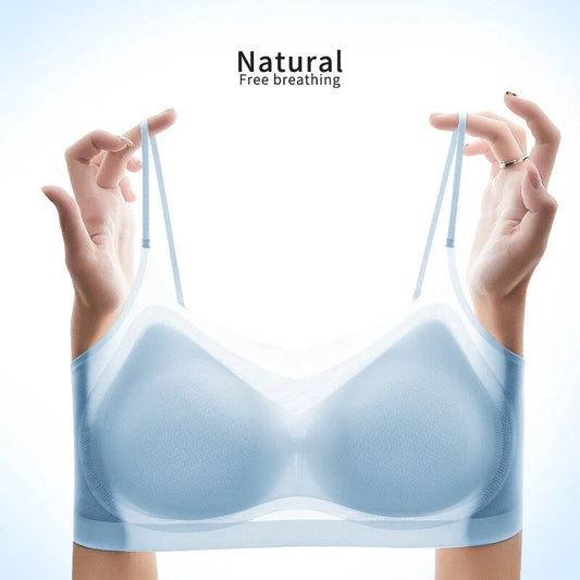 Breathable and Lightweight, Seamless Silk Air Bra