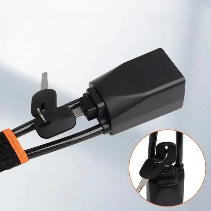 Car Seat Belt Steering Wheel Anti-Theft Locking Device