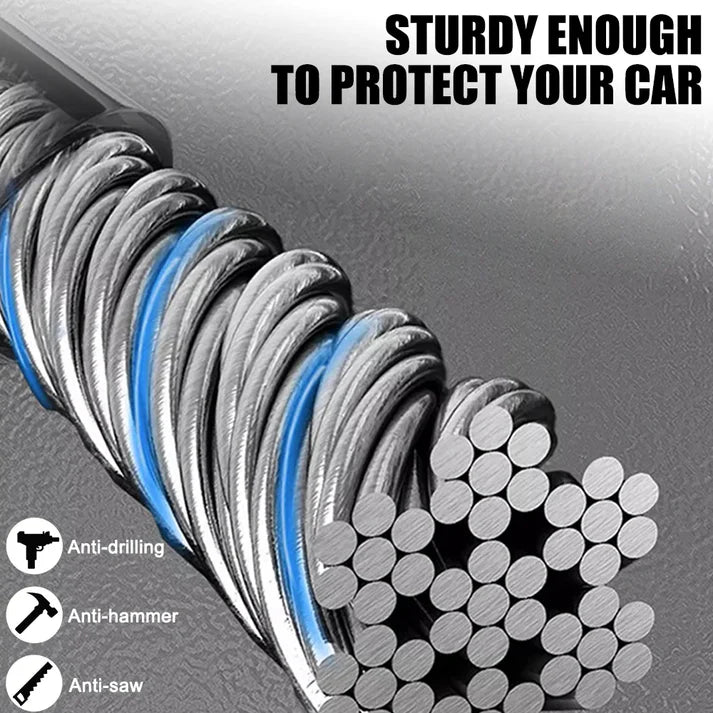 Car Seat Belt Steering Wheel Anti-Theft Locking Device