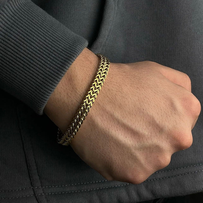 Fashion Crown Stainless Steel Polishing Unisex Bracelets